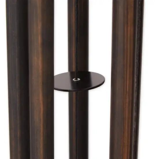 Zingz Home Iron Weathervane Wind Chime - 45X11.75X7 - Copper Rooster image {1}