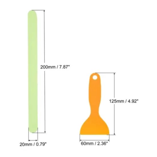 Unique Bargains Non Slip Bathtub Stickers Fluorescent Safety Shower Treads Adhesive Decal Square with Scraper Green 0.66 Ft x 0.8 Inch image {1}