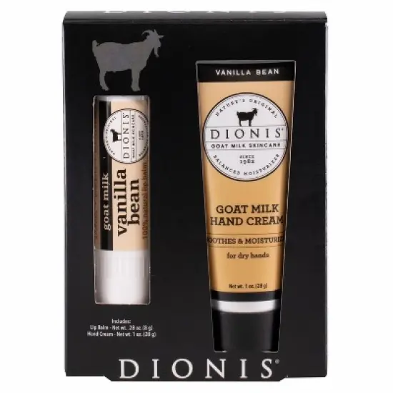 Dionis Goat Milk Lip & Hand Set Vanilla Bean, 2pc image {4}