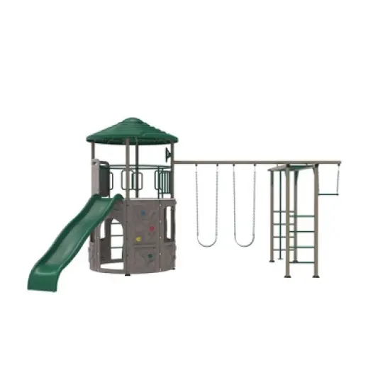 Lifetime Kid's Adventure Tower Swing Set with Monkey Bars, (91199) image {10}