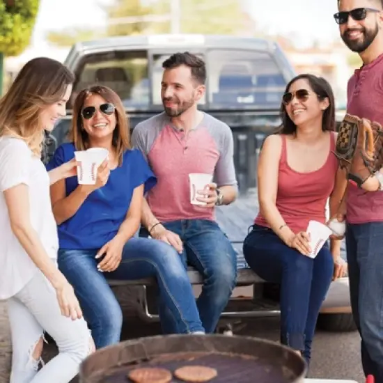 Neliblu Plastic Baseball Party Cups - Pack of 30 image {1}