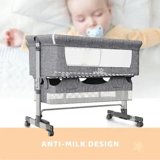 Dexmalle Adjustable Portable Baby Bassinet image {1}