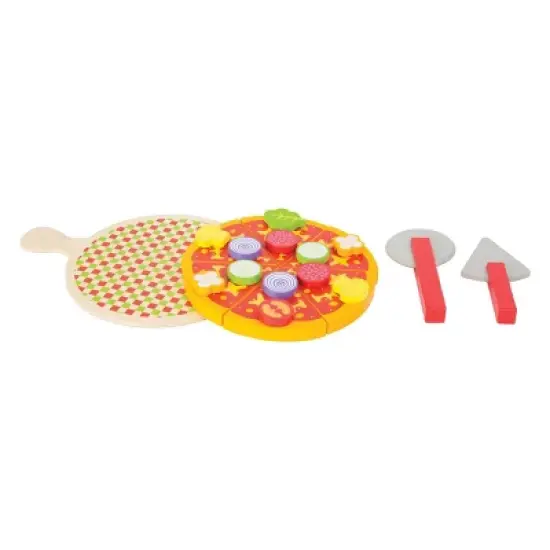 Small Foot Cuttable Pizza Wooden Playset image {2}