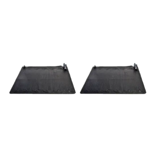 Intex Above Ground Swimming Pool Water Heater Solar Mat 28685E, Black (2 Pack) image {6}