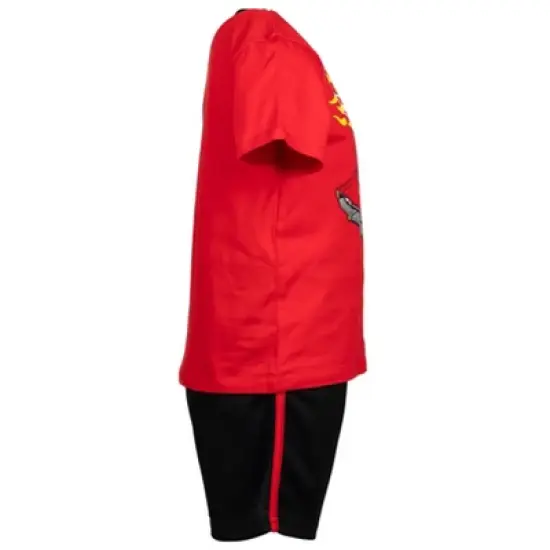 Hot Wheels Graphic T-Shirt Mesh Shorts Outfit Set Toddler image {5}