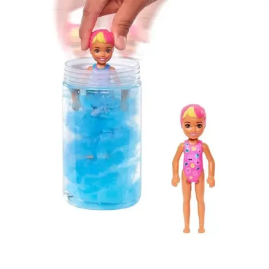Barbie - Chelsea Color Reveal ! Color Changing Kids - Beach Go'er Doll with 6 Surprise Accessories  image {2}