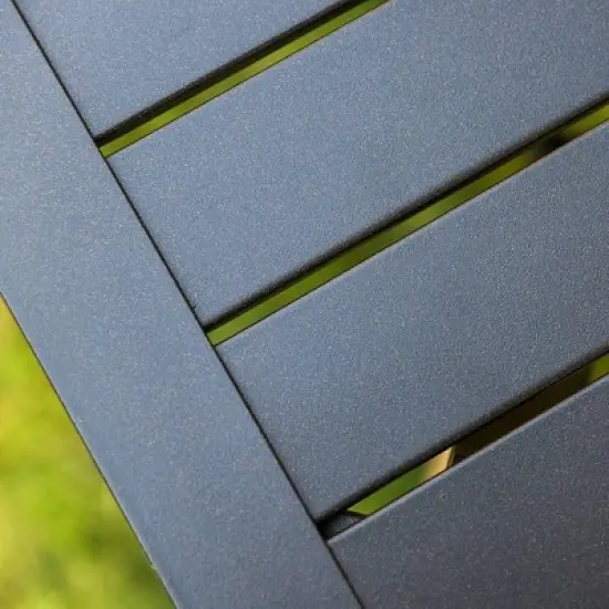 5pc Patio Dining Set with Steel Table & Rattan Chairs - Captiva Designs image {3}