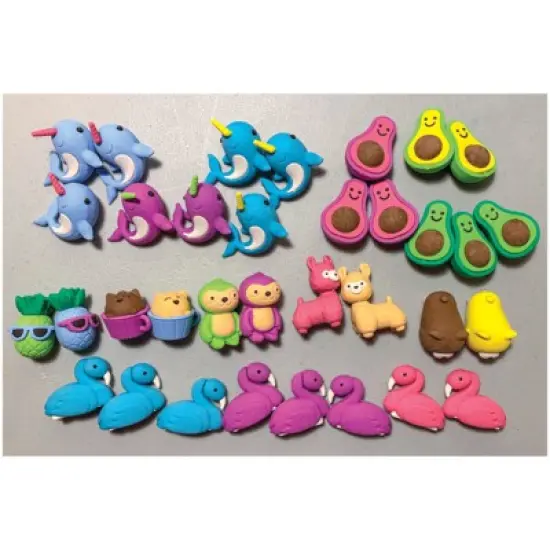 Geddes Totally Adorkable Erasers - 144 per bag image {1}