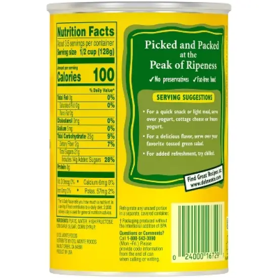 Del Monte Bartlett Pear Slices in Heavy Syrup - 15.25oz image {2}