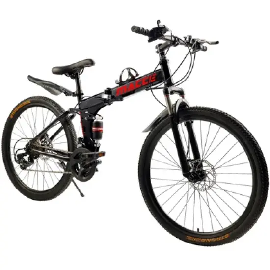 Topteng 27 Speed 26 inches Folding Bike Mountain Bicycle with Cup Holder image {11}