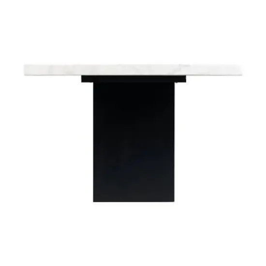 5pc Willow Marble Dining Set White/Blue - Picket House Furnishings image {3}