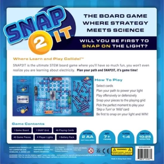 Snap Circuits It Board Game Science Kits: Educational STEM Toy for Creativity & Engineering, Grades 1-4 image {2}