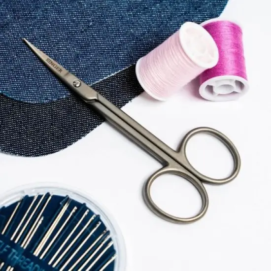 Singer 4" Embroidery Scissors and Tweezer Bundle image {5}