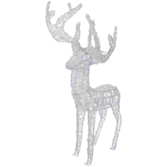 Northlight LED Color Changing Commercial Grade Acrylic Reindeer Outdoor Christmas Decoration - 46.5" image {2}