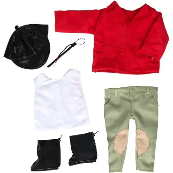 Dress Along Dolly Equestrian Horse Riding Outfit for American Girl Doll image {2}