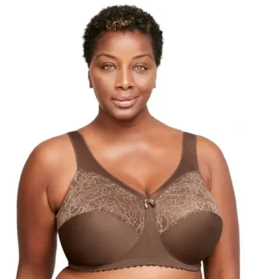Glamorise Womens MagicLift Original Support Wirefree Bra 1000 Mocha image {5}
