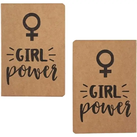 Paper Junkie 12-Pack Women Empowerment Kraft Journal Bulk, 4" x 5.7" Pocket Lined Notebook, Feminist Gifts image {6}