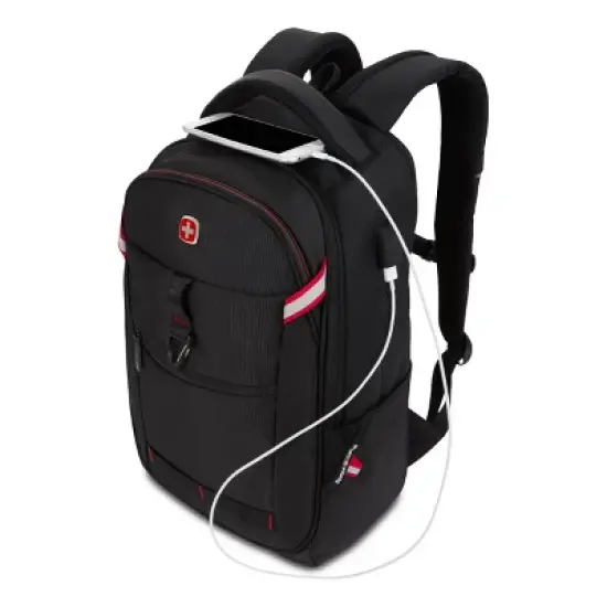 SWISSGEAR Core Travel 17" Backpack - Black image {9}