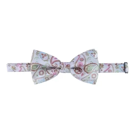 CTM Men's Swirl Bow Tie and Pocket Square image {1}