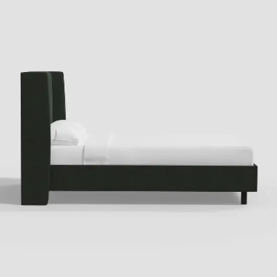 Antwerp Wingback Platform Bed in Linen - Threshold&trade; image {2}