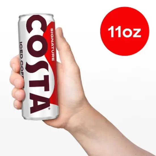 COSTA COFFEE Signature Iced Coffee Drink - 11 fl oz image {4}