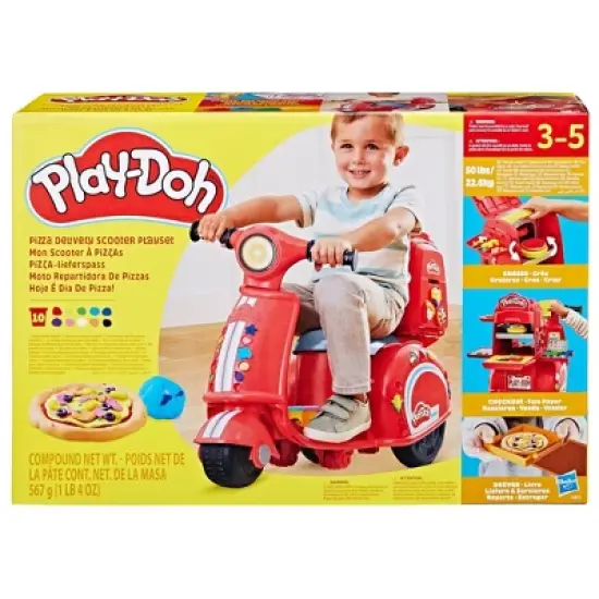Play-Doh Pizza Delivery Scooter Playset - 26pc image {3}