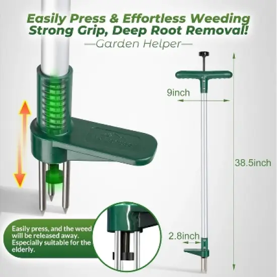 Walensee Weed Puller, Stand Up Weeder Hand Tool image {1}