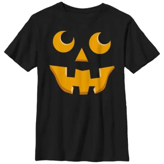 Boy's Lost Gods Halloween Jack-o'-Lantern Toothy Grin T-Shirt image {3}
