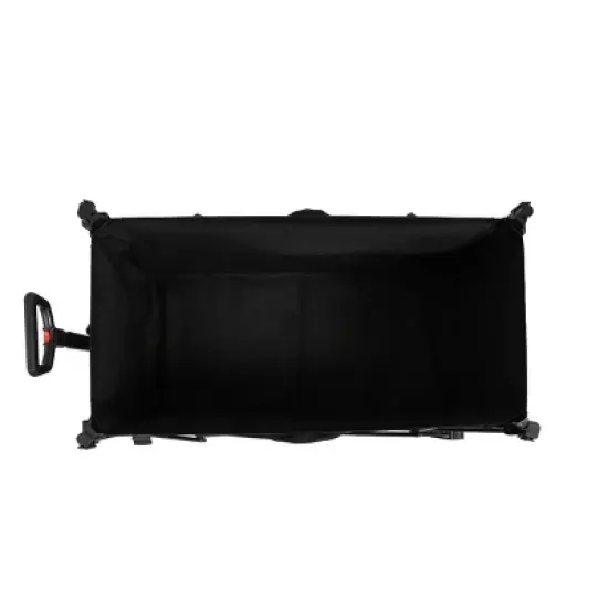 YONWAY Collapsible Wagon 220lbs with Big Wheels,Heavy Duty 300L Folding Utility Garden Cart with Big All-Terrain Beach Wheels & Drink Holders image {8}