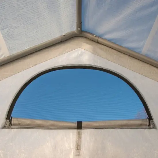 Miracle-Gro 73" x 73" Greenhouse White & Green image {4}