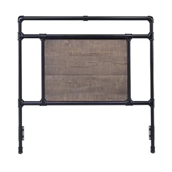 Glenwillow Home Exmore Metal Headboard in Matte Black or Antique Brass image {2}
