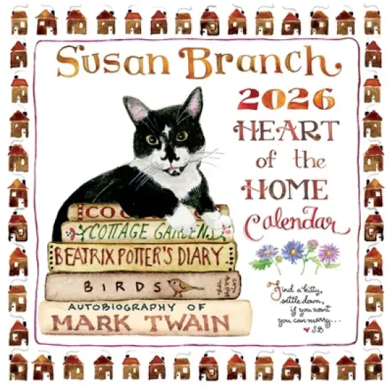 TF Publishing 13.5"x14.5" 2026 Susan Branch Wall Calendar image {1}