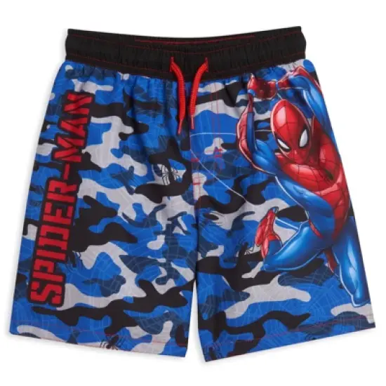 Marvel Avengers Spider-Man Swim Trunks Bathing Suit Toddler image {8}