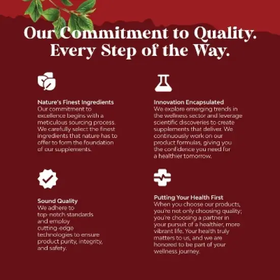 Red Yeast Rice + CoQ10 Advanced Complex Capsule, Support Skin, Heart, Lung & Brain Health, Nature's Craft, 60, 120 or 240ct image {5}