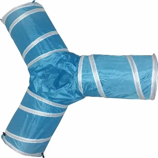 Pet Life  3-Way Kitting-Go-Seek Interactive Collapsible Passage Kitty Cat Tunnel image {1}