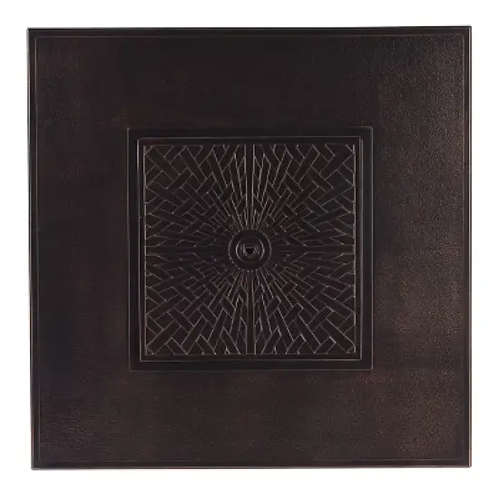 42" Square Aluminum 55000 BTUs Propane Fire Pit Table with Two Covers Lid - Copper- Oakland Living image {2}