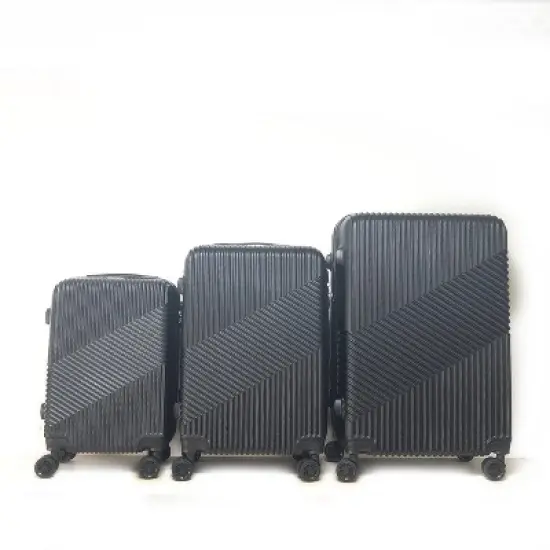 Mirage Luggage Aida ABS Hard shell Lightweight 360 Dual Spinning Wheels Combo Lock 28" 24", 20" 3 Piece Luggage Set image {4}