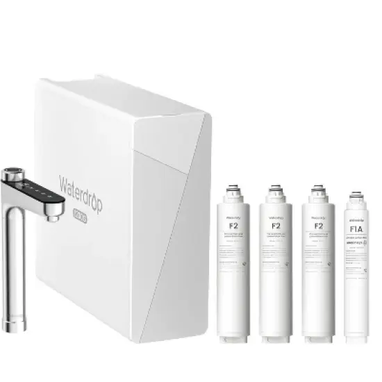 Waterdrop X12 Alkaline Mineral pH+ Tankless RO System Extra 3 WD-F2 and 1 WD-F1A Filter image {8}