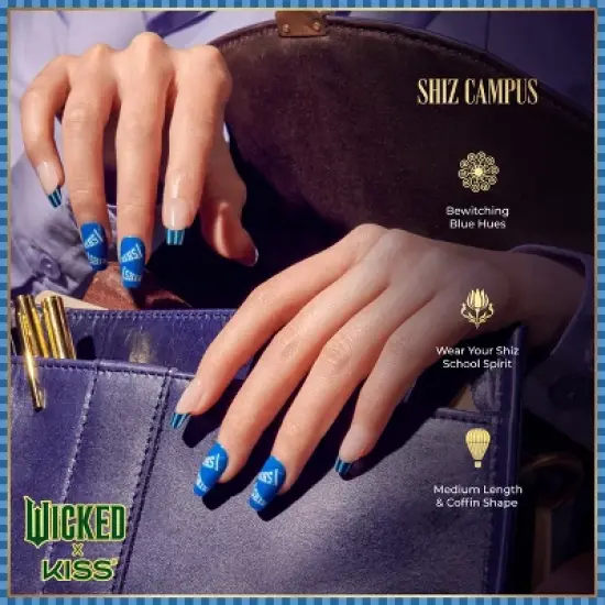 Wicked x KISS Products Fake Nails - Shiz Campus - 33ct image {4}
