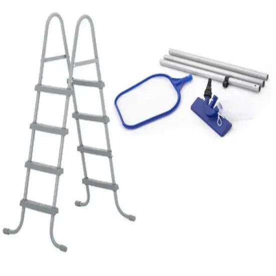 Replacement Bestway 48-inch Ladder and Maintenance Kit for Above Ground Pools image {1}