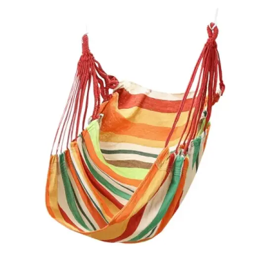 Unique Bargains Durable Stripe Hammock 51.18"x39.37" 1 Pc image {3}