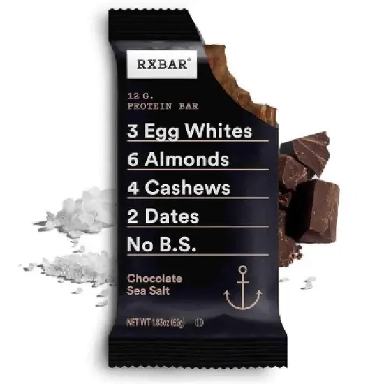 RXBAR Chocolate Sea Salt Protein Bars - 10ct image {1}
