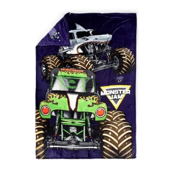 Monster Jam Twin Bed Blanket image {2}