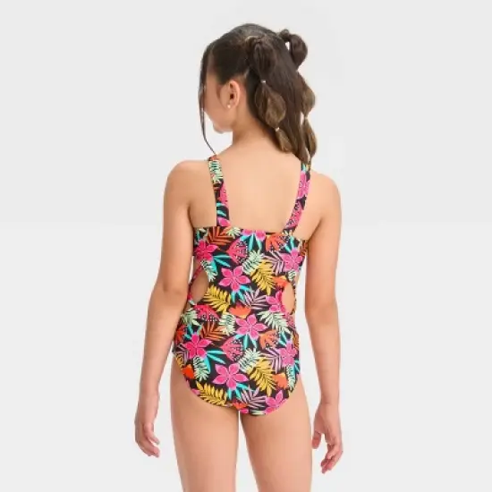 Girls' Cowabunga Floral One Piece Swimsuit - Cat & Jack&trade; image {2}
