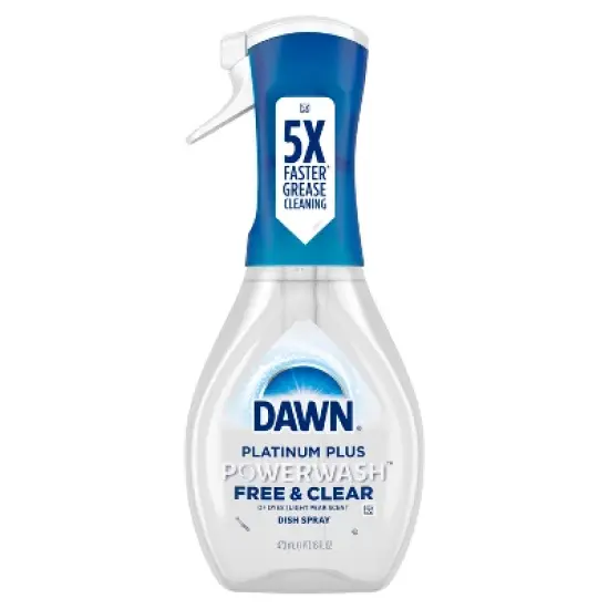 Dawn Platinum Powerwash Spray Starter Kit - Free & Clear - 16 fl oz image {12}