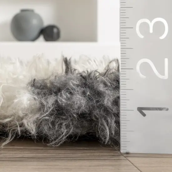 Kenina Leopard Shag Area Rug image {2}