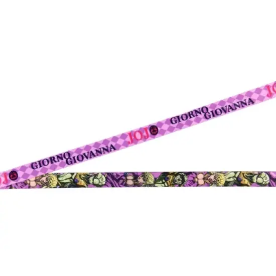 JoJo's Bizarre Adventure Giorno Giovanna Reversible ID Lanyard Badge Holder image {2}