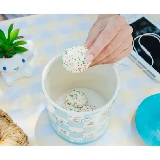 Silver Buffalo Sanrio Cinnamoroll Cherry Ceramic Snack Jar | Holds 64 Ounces image {7}