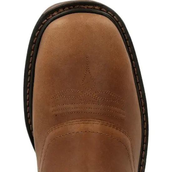 Men's Brown Georgia Boot Carbo-Tec LT Waterproof Chelsea Work Boot Size 14 image {5}