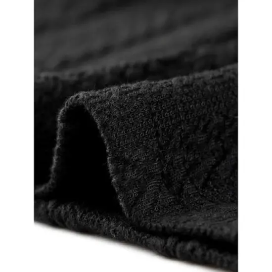 Agnes Orinda Women's Plus Size Sleeveless Crew Neck Ribbed Knit Bodycon Sweater Tank Dress image {4}